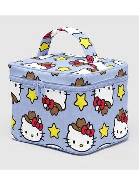 NWT Baggu Large Cosmetic Case - Hello Kitty Western